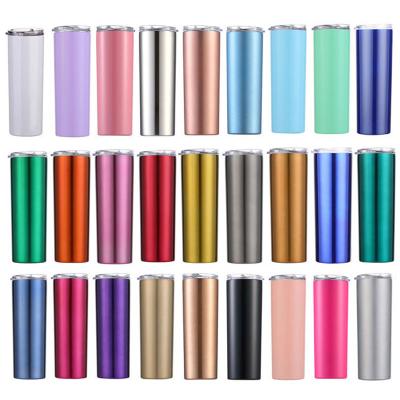 China Viable Hot Sale Multiple Colors 20oz Tumbler Cups Insulated Stainless Steel 20oz Tumbler With Lid And Straw for sale