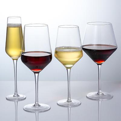 China Custom Made Custom Doble Wall Printing Goblet Wine Glass Bar Wine Tumbler Cup for Red and White Wines for sale