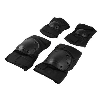 China Professional Safety 4pcs Universal Wholesale Tactical Protective Gear Set Military Combat Knee Protector Elbow and Knee Pads for sale