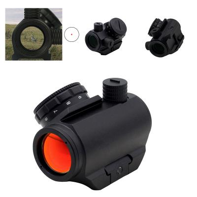 China High Quality Tactical Military War Set Fully Multi Coated 1x20 Mini Red Dot Scope Cs Airsoft Ak Dot Airsoft Hunting Riflescope Red for sale