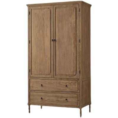 China Fashion Adjustable American High End Creative Bedroom Solid Wood Solid Wood Wardrobe (Size) Furniture for sale