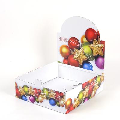 China Recyclable Christmas Ball Direct Factory Supply Display Box Christmas Gift Packaging Box Corrugated Paper Color Box Can Be Customized Logo for sale