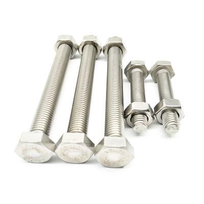 China In Petroleum Chemical Anchor Inconel 600 Nickel Alloy Steel Hex Flange Bolt Bolts And Nuts for sale