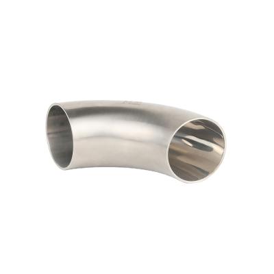 China All Industry EN10253-4 347H 321H 90 Degree Polished Elbow 12 Inch Stainless Steel Welded Fitting for sale