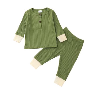 China QUICK DRY child wear set clothes cheap wholesale baby pajamas organic baby set clothes for babies for sale