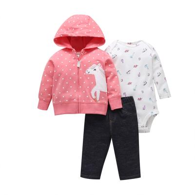 China Girl Clothing Set Winter Jacket Children Anti-Static Hoodie Set Pink Designer Jumpsuit Child Wear Clothing for sale