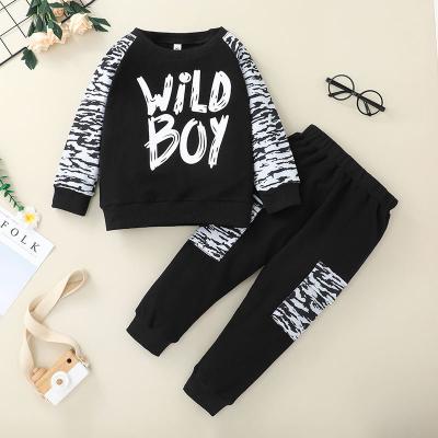 China Casual Boy Costume Kid Clothes Boutique Clothing Set Autumn Baby Clothing Organic Cotton Baby Clothes for sale