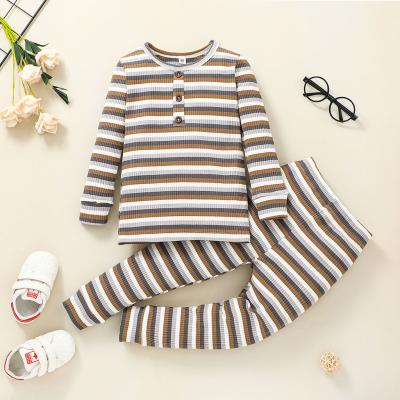 China Casual Lounge Wear Boy Clothes Kids Clothing Wholesale 2 Pieces Set Long Sleeve Kids Pajamas for sale