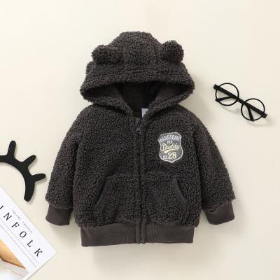 China New Design Windproof Fleece Long Sheath Clothing Hooded Unisex Winter Kids Jacket Windproof Coat for sale