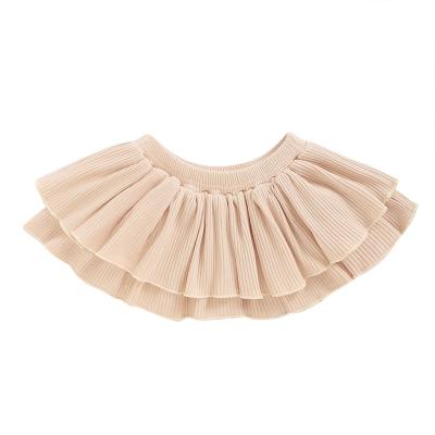 China Hot Selling Mini Version Korean Style Solid Anti-wrinkle Color Short Skirt Children Summer Girl Casual A-Line Clothes for sale