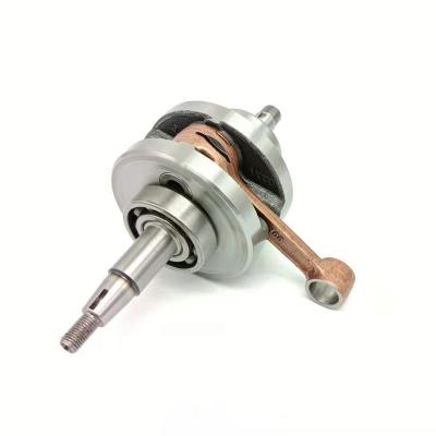 China Best Selling Goods Steel Using Engine Spare Parts Motorcycle Engine Crankshaft For Suzuki AX100 for sale