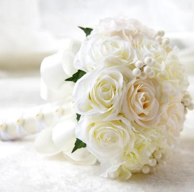 China Newest Romantic Artificial Bouquet Wedding Decoration Accessories for sale