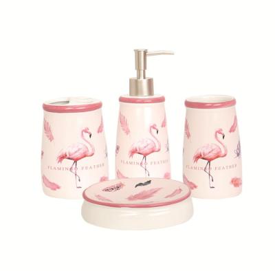 China Sustainable Girl Ladies Pink Model Funny Bathroom Accessories for sale