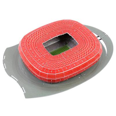 China DIY TOY Germany Munich Football Stadium Fun 3d Cubic Puzzle for sale