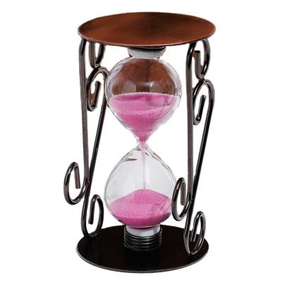 China CLASSIC Shop Gift Wireframe Hourglass Sand Timer Decorations for sale