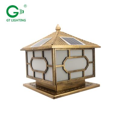 China Solar Led Pillar Pillar Lamp 2w 3w 5w Chinese Style Garden Pathway Yard Garden Pathway New for sale