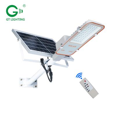 China ROAD ip66 outdoor waterproof remote control solar led street light 24watt 50watt 70watt 100watt for sale