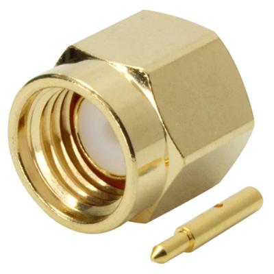 China Straight SMA Plug Solder Type 50 Ohm F111-134X for sale