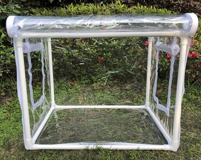 China Small Easily Assembled Portable Mini Greenhouse PVC Cladding Tiny Warm House For Outdoor Window Balcony for sale