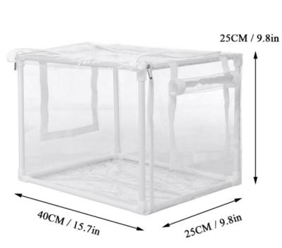 China Factory Easily Assembled Indoor Outdoor Plastic Tent Keep Warm Mini Small Greenhouse With Window Transparent Warm House for sale