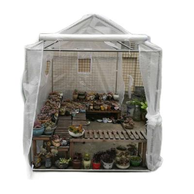 China Easily Assembled Diy Green House Green House Garden Metal Frame Net Greenhouse Hobby Home Tent Easily Assembled for sale