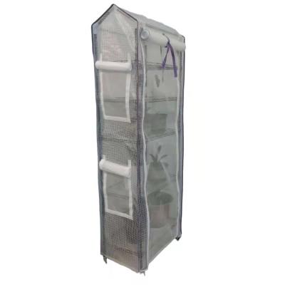 China Easily Assembled 5 Tier Mini Agricultural Green House Pvc Indoor Outdoor Greenhouse For Garden for sale