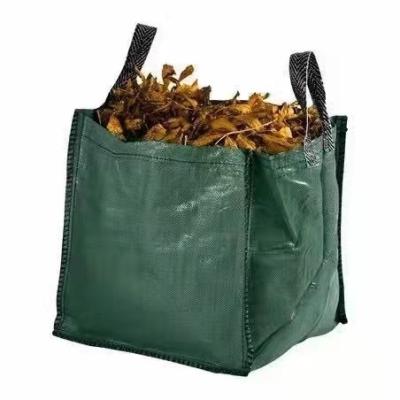 China Recyclable Collapsible Garden Pop Bag Leaf Collection Bag Garden Trash Waste Collection Waste Container, Storage Bag for sale