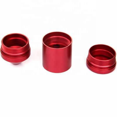 China Industrial Equipment Shenzhen YC- Red Hard Anodized Aluminum Alloy MECH 6061 CNC Aluminum Machining Service Parts for sale