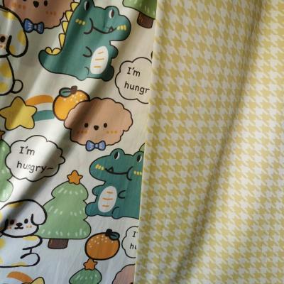 China Floral Design Cloth Shrink-Resistant Cotton Fabric For Kids Bedding for sale