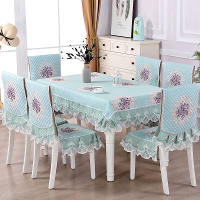 China Europe Polyester Luxury Wedding Floral Tablecloth for sale