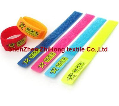 China Adjustable Self gripping hook loop nylon fastener zip ties for sale