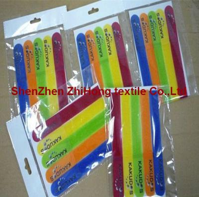 China Colorful label printed reclosed lock ties for sale