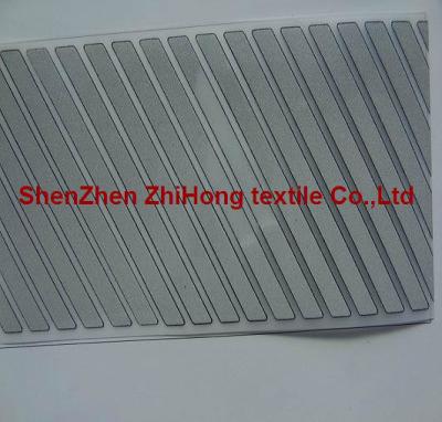 China Eco-friendly Diagonal strips PES high luster reflective heat transfer film for sale