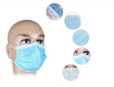 China Ready to Ship In Stock Fast Dispatch 3 ply earloop face mask High quality 3ply Disposable Facemask with earloop for sale