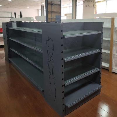 China /Single Side Gondola Shelving Supermarket Customized Double Side Deli Display Stand And Retail Store Double Side Rack for sale