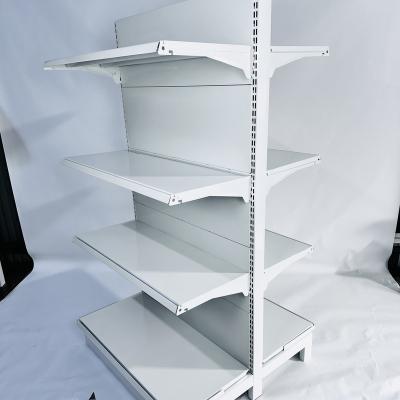 China Commercial Retail Gondola Supermarket Metal Rack Store Shelf Shopping Rack Single/Double Side Shelf Display for sale