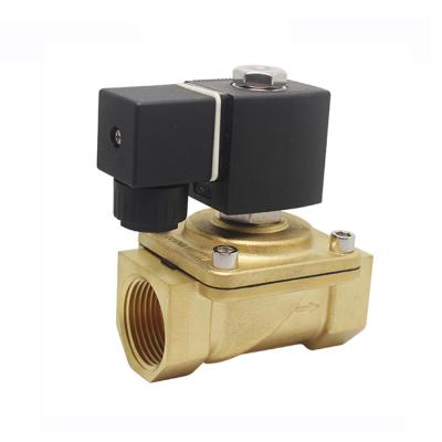 China COVNA 1/2 Inch 12V 24V DC Normally Closed Brass Mini Solenoid Air Valve for sale