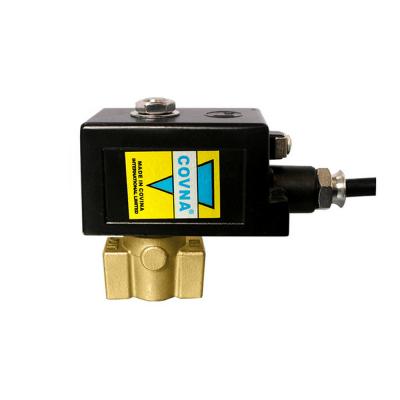 China COVNA General 1/4 Inch 12V 24V Water Solenoid Valve Coil Explosion Proof Brass Solenoid Valve for sale