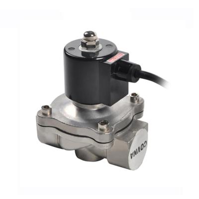 China COVNA DN25 1 Inch 220V General Normally Closed Stainless Steel Water Fountain Solenoid Valve for sale