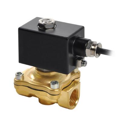 China COVNA DN50 2 Inch 2 Way 12VDC General Normally Closed Explosion Proof Brass Water Solenoid Valve for sale