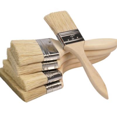 China Decorating the tool wholesale high quality custom made wooden paintbrush, professional oil painting brushes for wall painting for sale