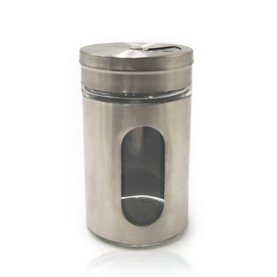 China Viable Customize Label Grinder Wholesale Manual Mill Salt N Pepper Deluxe Bottles Clear For Sauce 5 Ounce for sale