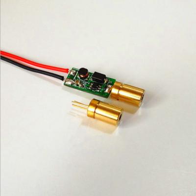 China Building Material Shops DOT Laser 520nm 5MW Adjustable Green Diode Laser Module For Laser Indicator Te koop