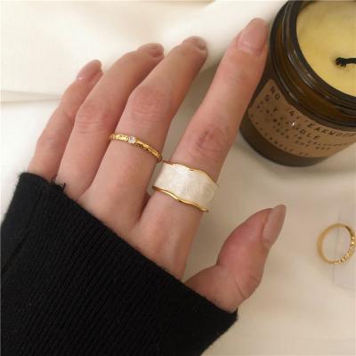 China Amazon FASHIONABLE Hot Selling Vintage Stainless Steel Jewelry Wholesale Adjustable Rings for sale