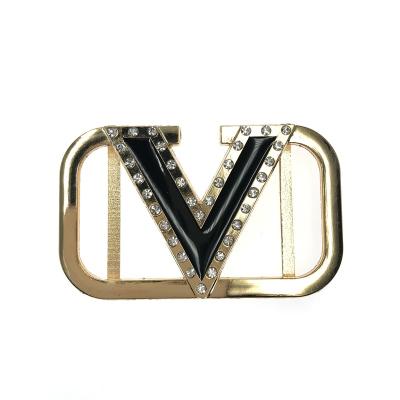 China Lady Nickel Free Metal Slide Adjustable Luggage Metal Buckles Belt Buckle Custom Logo for sale