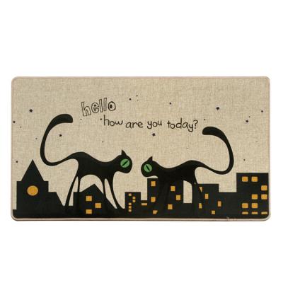 China Door Mat Welcome Rubber Backing WashableFloor Washable High Quality Door Mat for sale