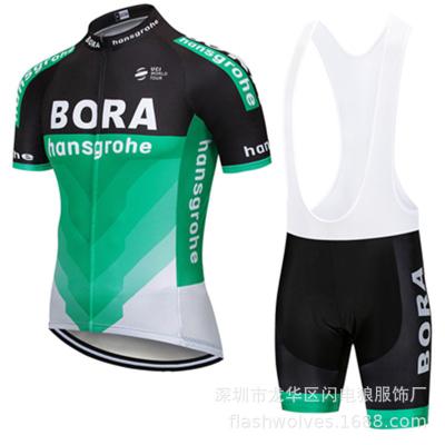 China 2021 Men's summer fashion breathable comfortable and hygroscopic soft short sleeve and sweat releasing cycling suit for sport for sale