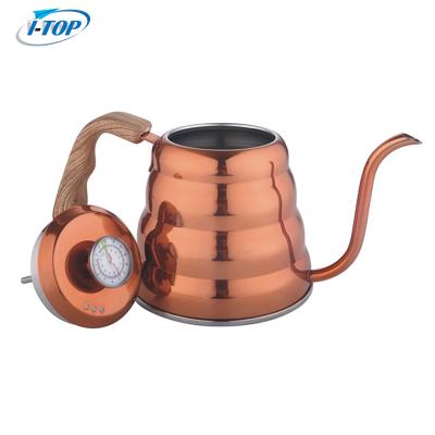 China Sustainable Stainless Steel Cloud Shape Retro Coffee Pot Coffee Drip Water Pitcher Portable Western Style Water Kettle for sale