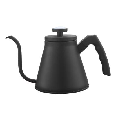 China Viable Stainless Steel Italian Gooseneck Style 304 Drip Induction Coffee Pouring Kettle with Thermometer for sale