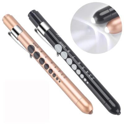 China Medical Led Pen Torch Examination Penlight Pupil Nurse Pen Lights Aluminum Alloy Doctors Measurement Led Medical Penlight for sale